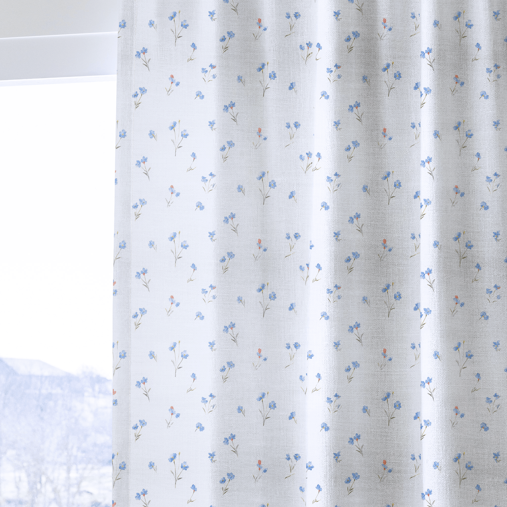 Bluebird - Drapery - Benton Lane Home - Lemon Park