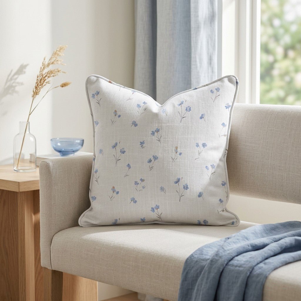 Bluebird Throw Pillow - Benton Lane Home - Lemon Park