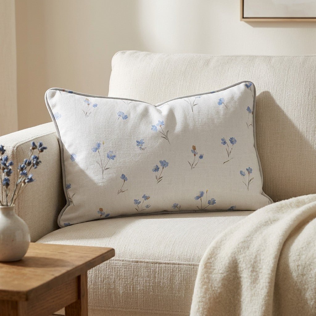 Bluebird Throw Pillow - Benton Lane Home - Lemon Park