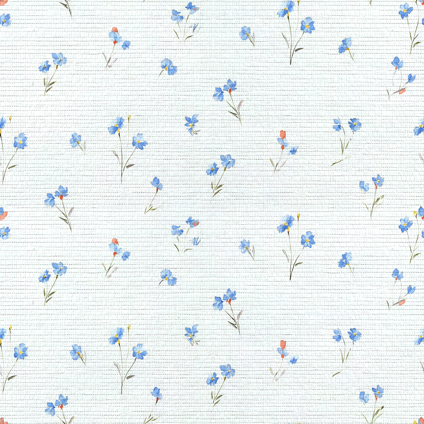 Bluebird Faux Grasscloth Wallpaper