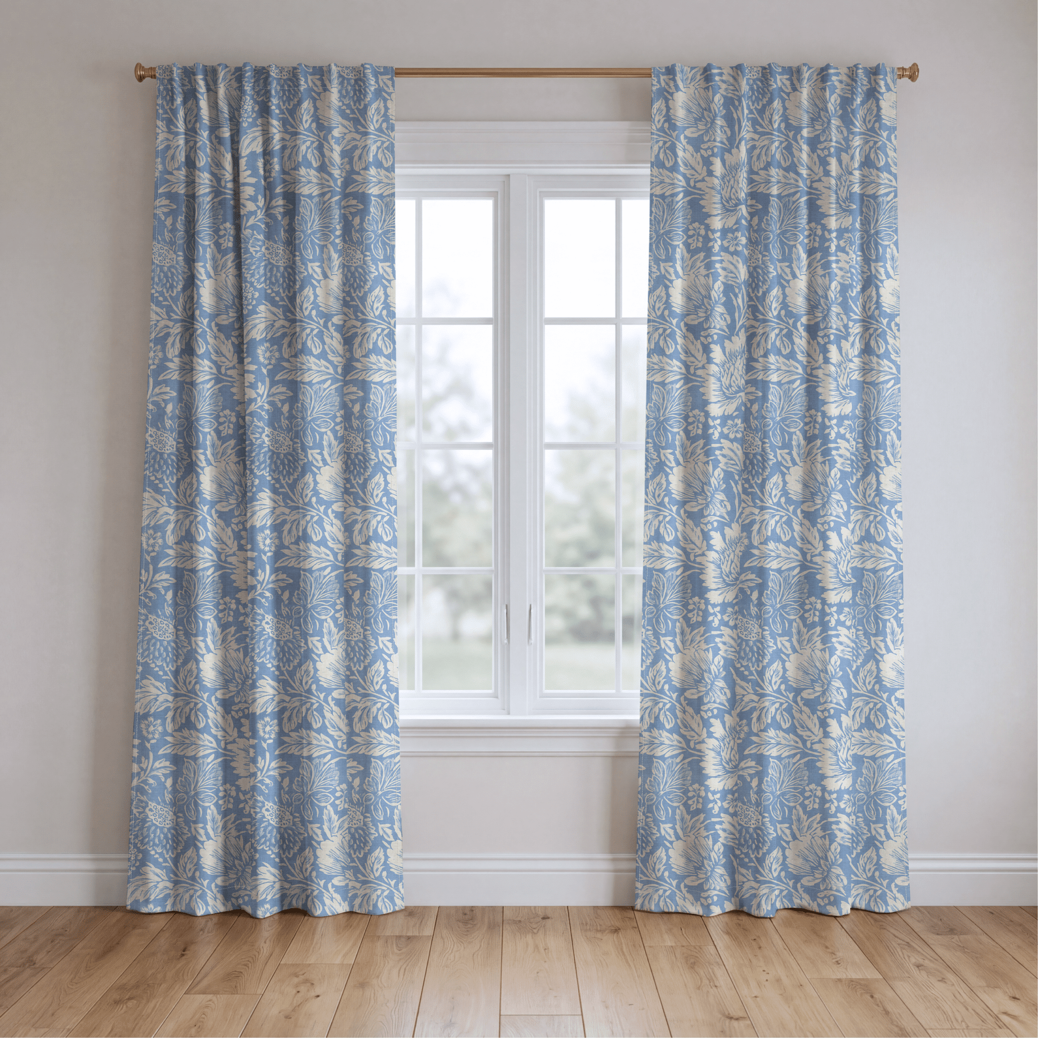 Bluewood Grove - Drapery - Benton Lane Home - Lemon Park