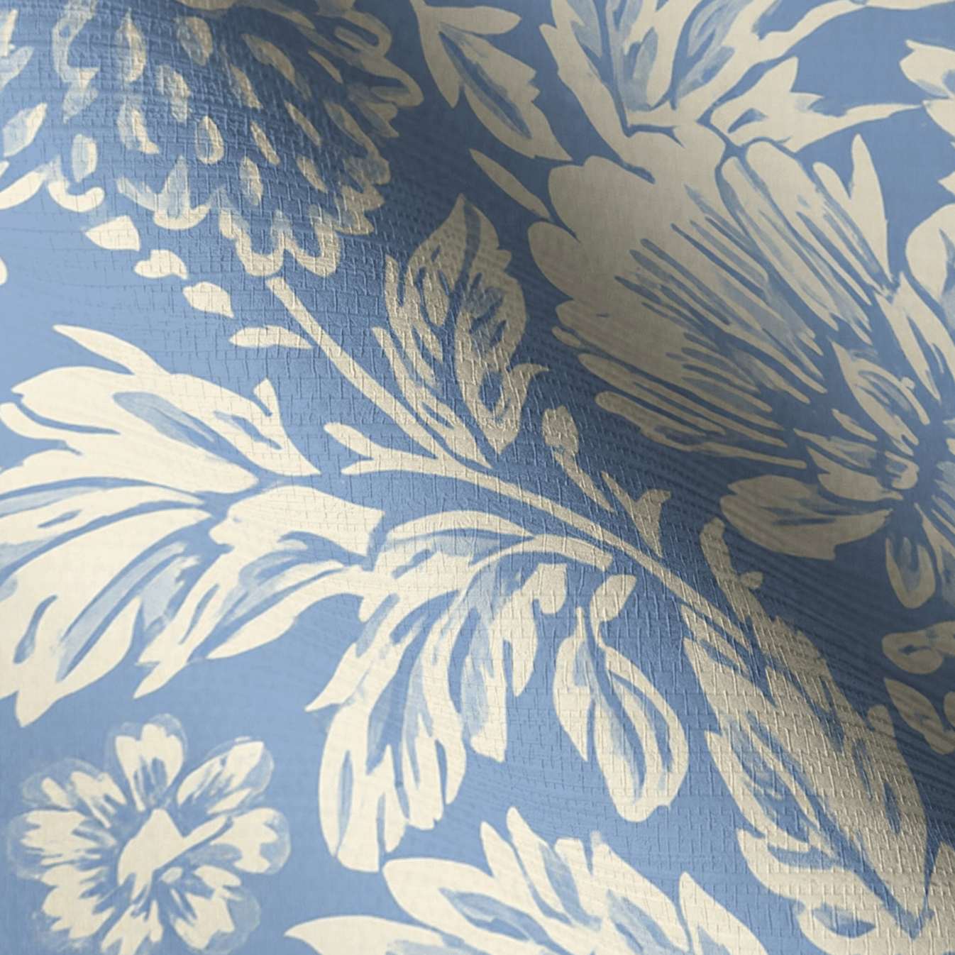 Bluewood Grove Faux Grasscloth Wallpaper - Lemon Park