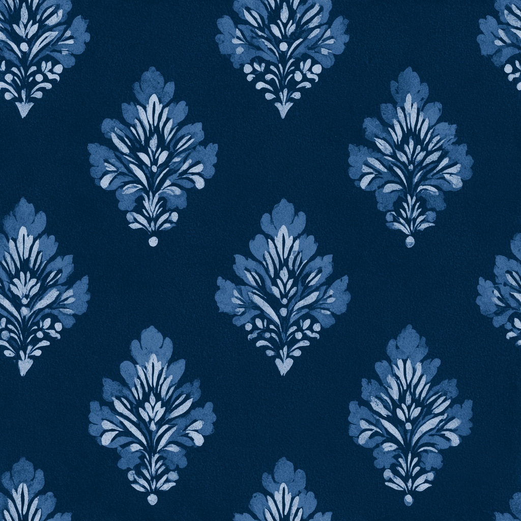 Bluewood Petite Wallpaper - Benton Lane Home - Benton Lane