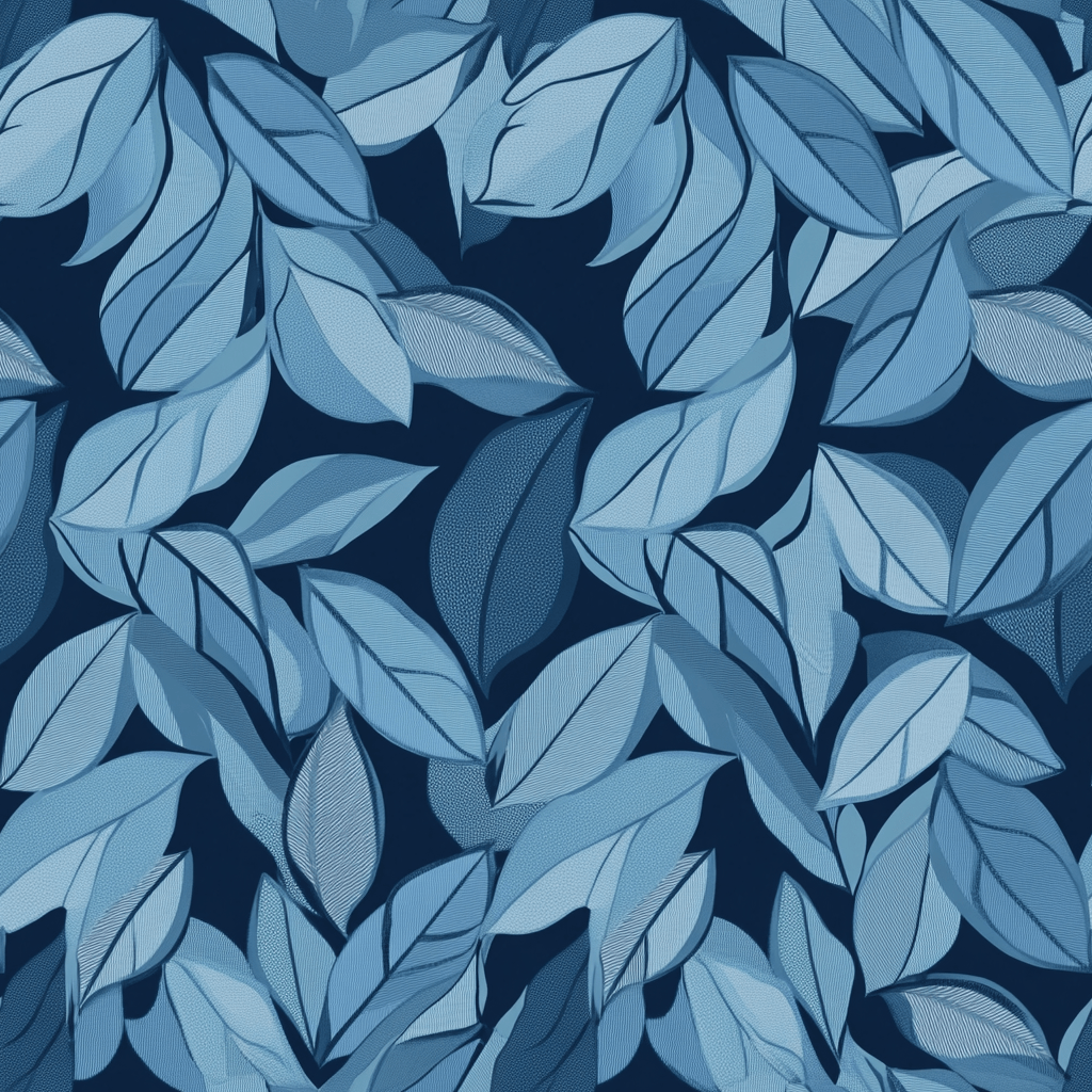 Bluewood Wallpaper - Benton Lane Home - Painted Paper