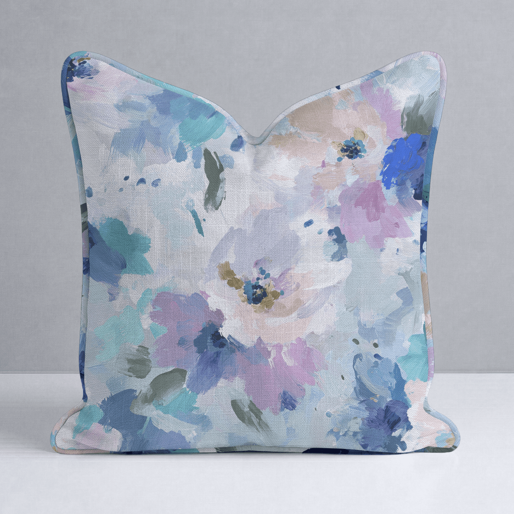 Blurred in Bloom Throw Pillow - Benton Lane Home - Lemon Park