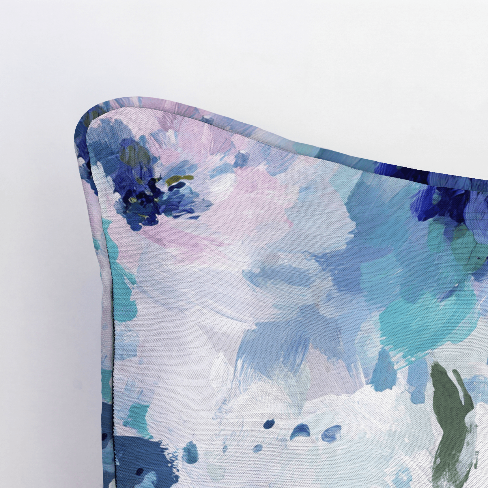 Blurred in Bloom Throw Pillow - Benton Lane Home - Lemon Park