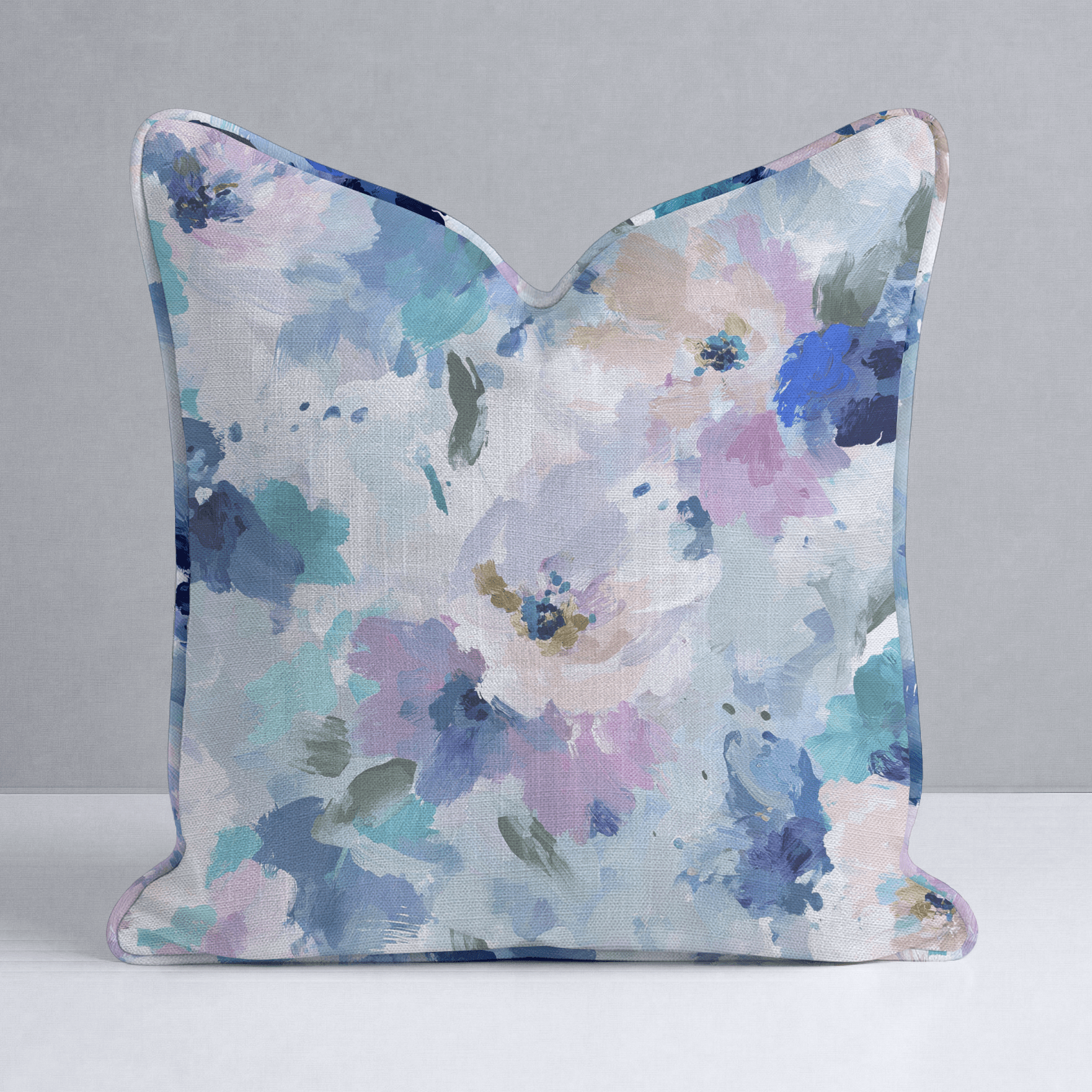 Blurred in Bloom Throw Pillow - Benton Lane Home - Lemon Park