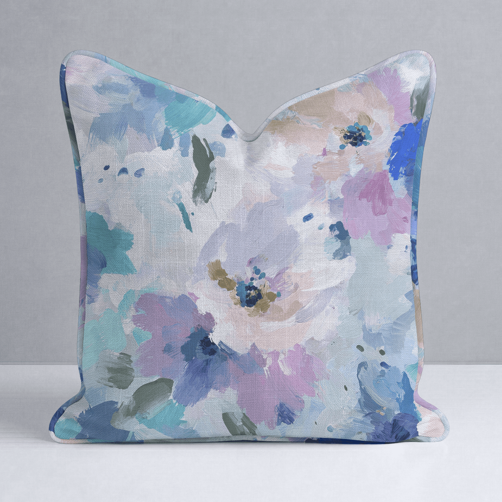 Blurred in Bloom Throw Pillow - Benton Lane Home - Lemon Park