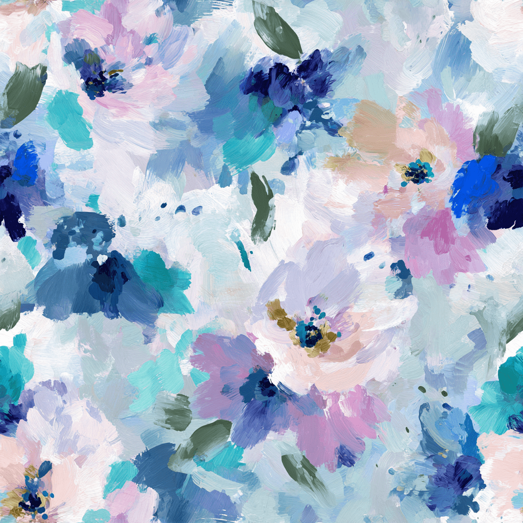 Blurred in Bloom Wallpaper - Benton Lane Home - Lemon Park