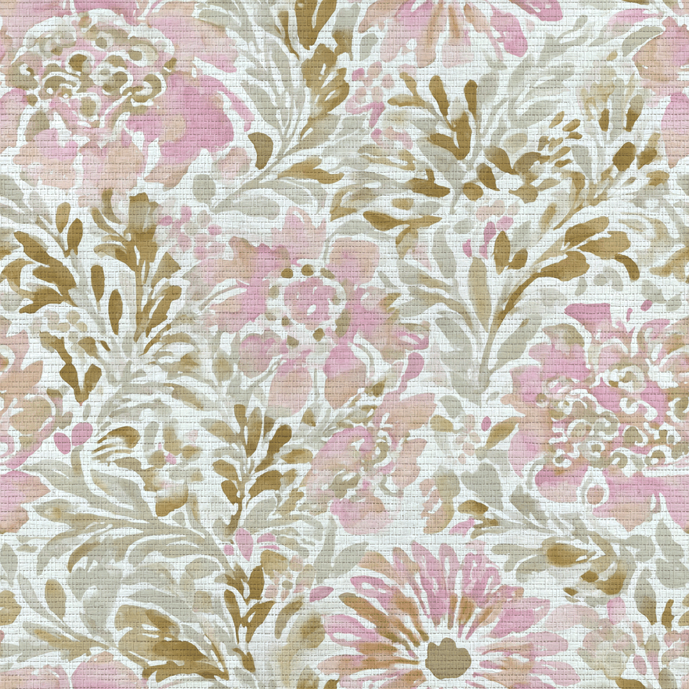 Blush Birch Faux Grasscloth Wallpaper - Lemon Park