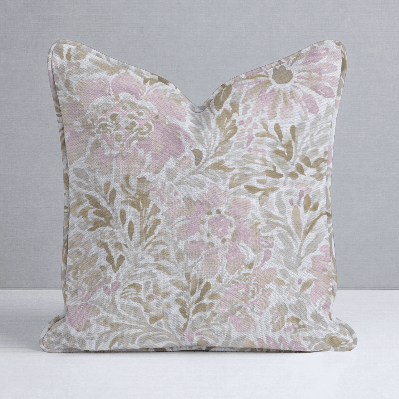 Blush Birch Throw Pillow - Benton Lane Home - Lemon Park