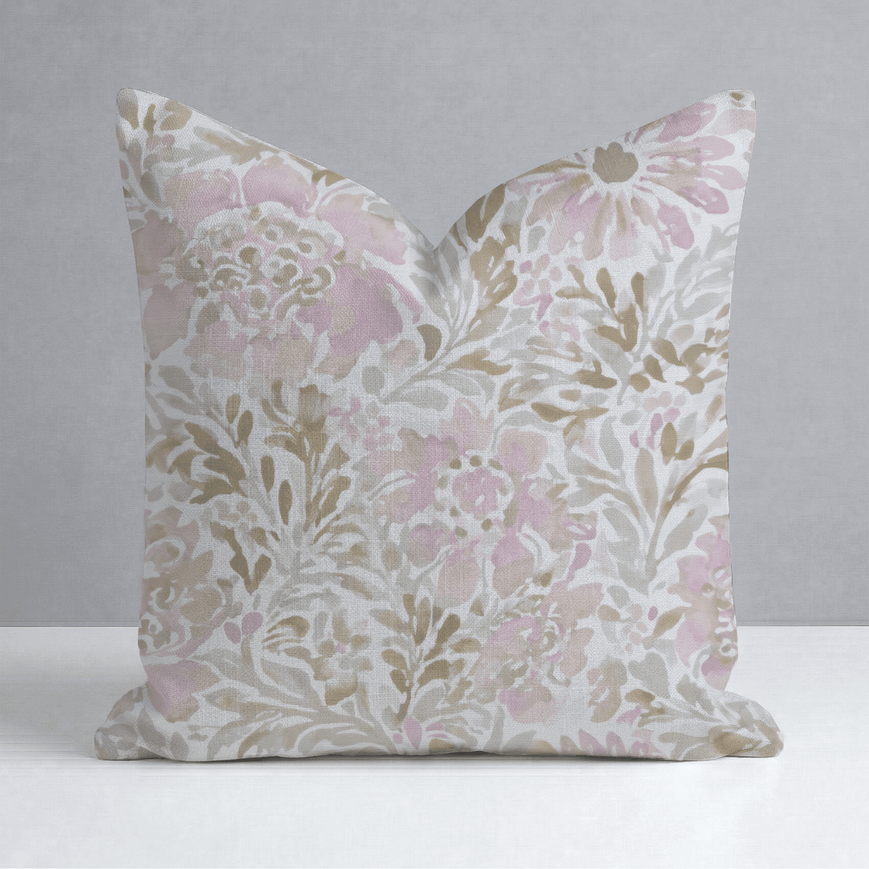 Blush Birch Throw Pillow - Benton Lane Home - Lemon Park