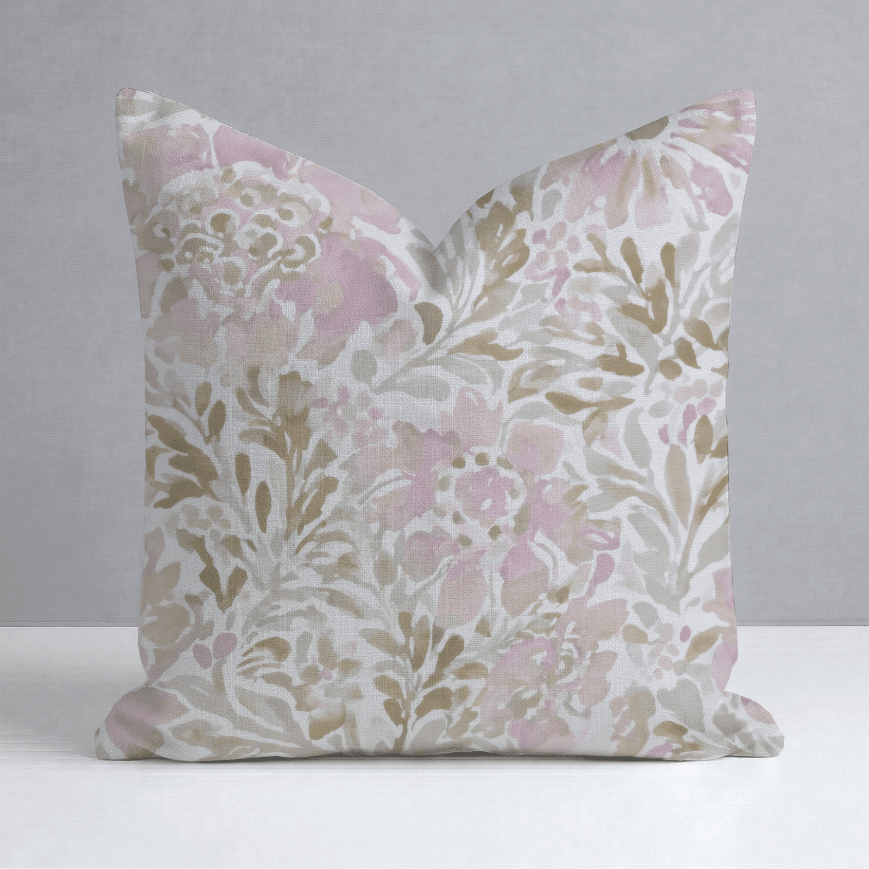 Blush Birch Throw Pillow - Benton Lane Home - Lemon Park