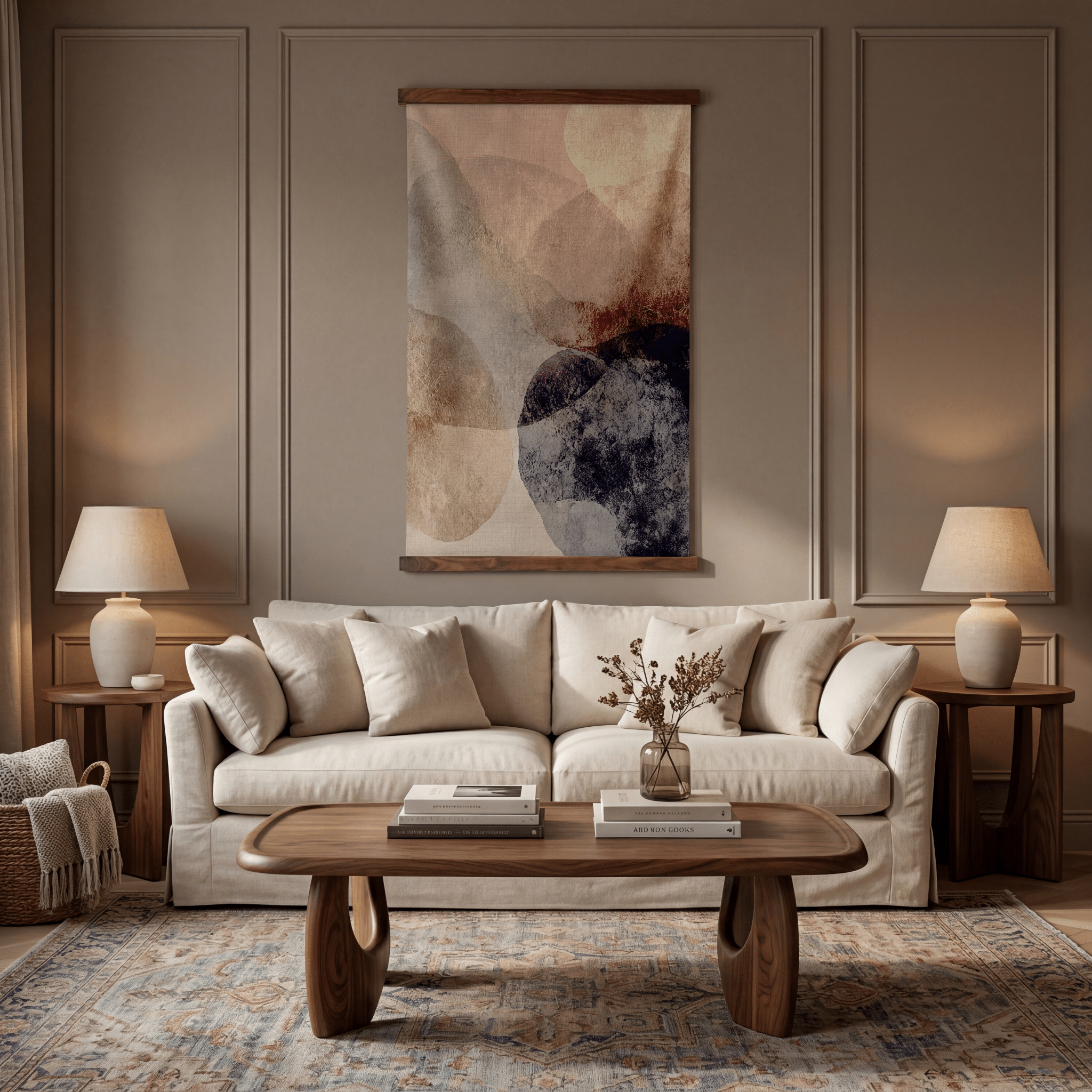 Blush Forms - Tapestry - Benton Lane Home - Painted Paper