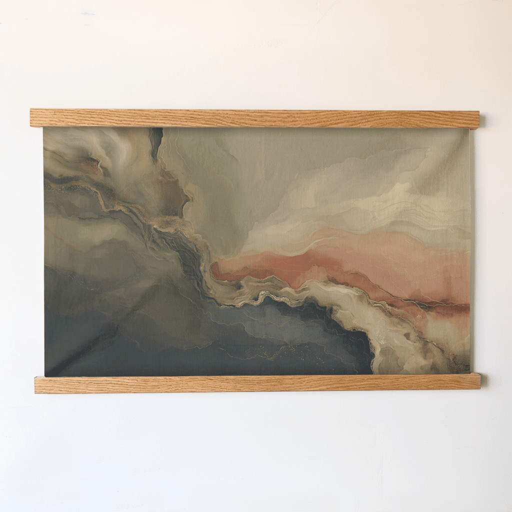 Blush Horizon - Tapestry - Benton Lane Home - Painted Paper