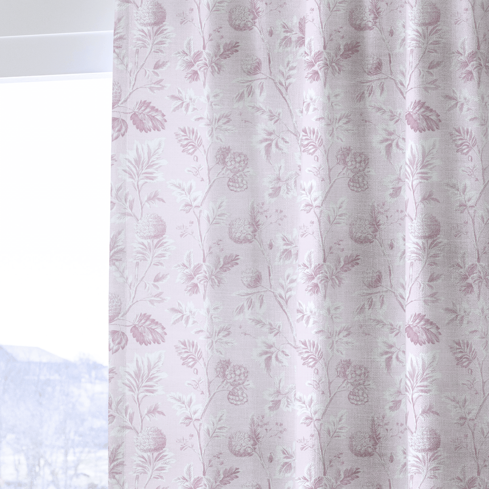 Blush on Blush - Drapery - Benton Lane Home - Lemon Park
