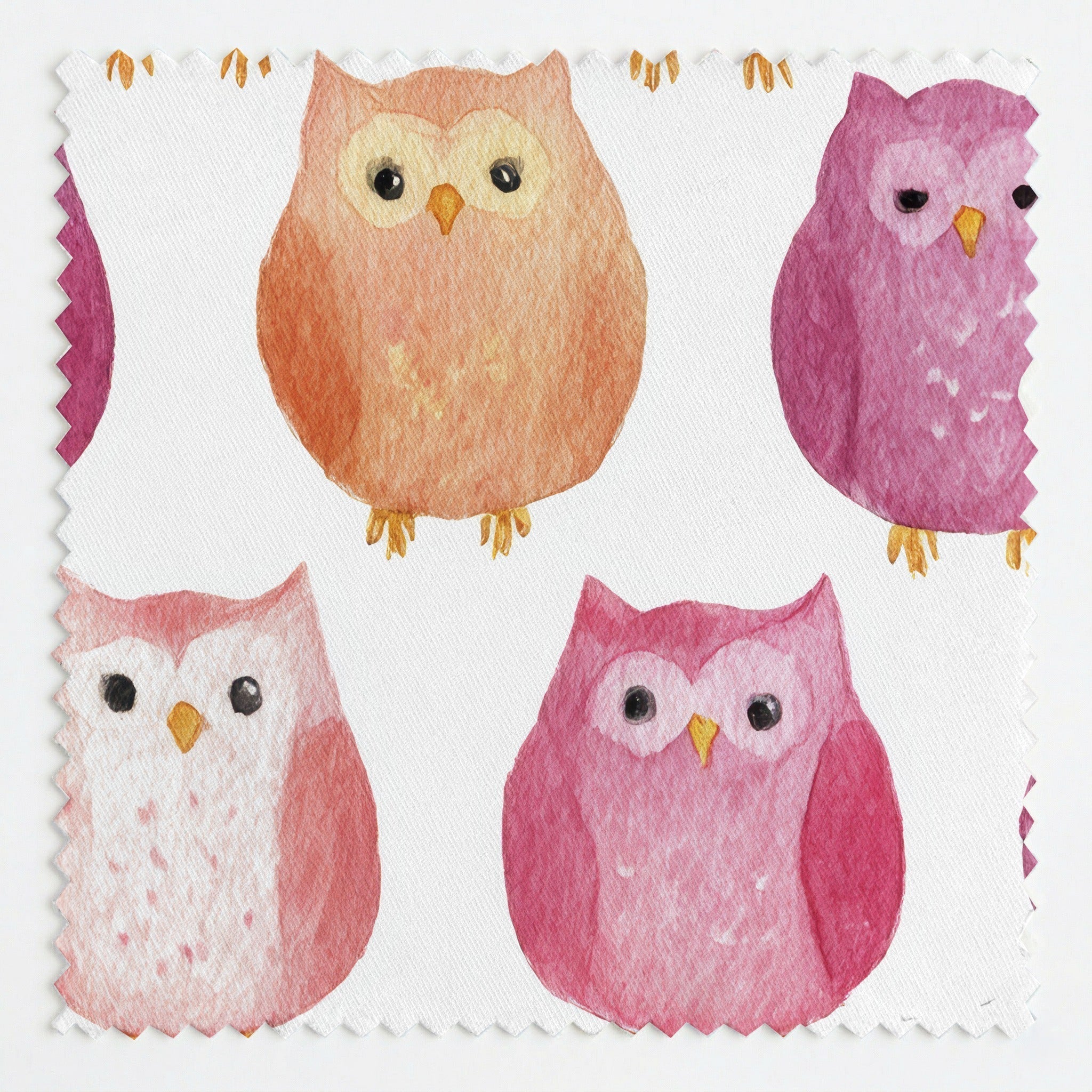 Blush Owls - Fabric - Benton Lane Home - Lemon Park