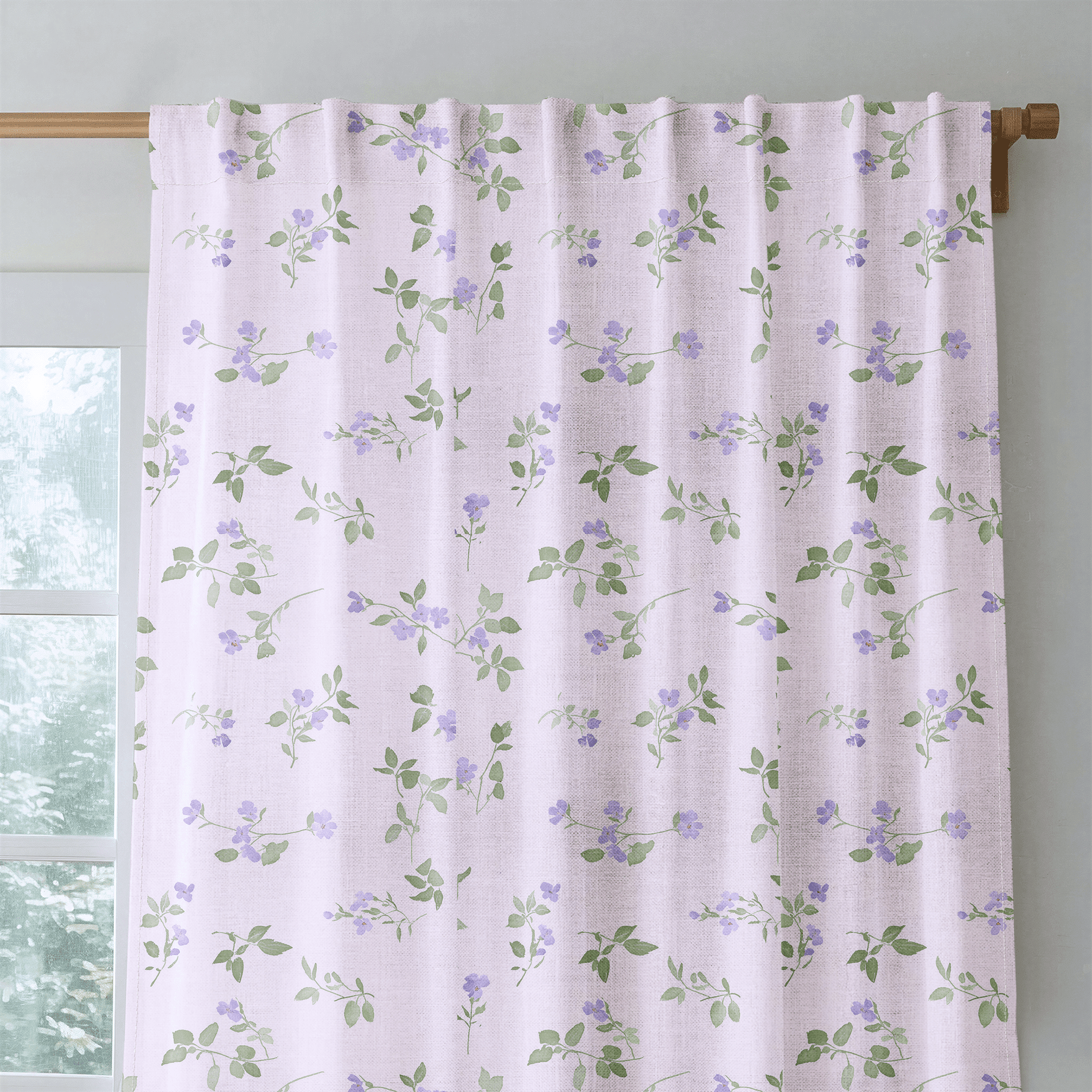 Blush Pansy - Drapery - Benton Lane Home - Lemon Park