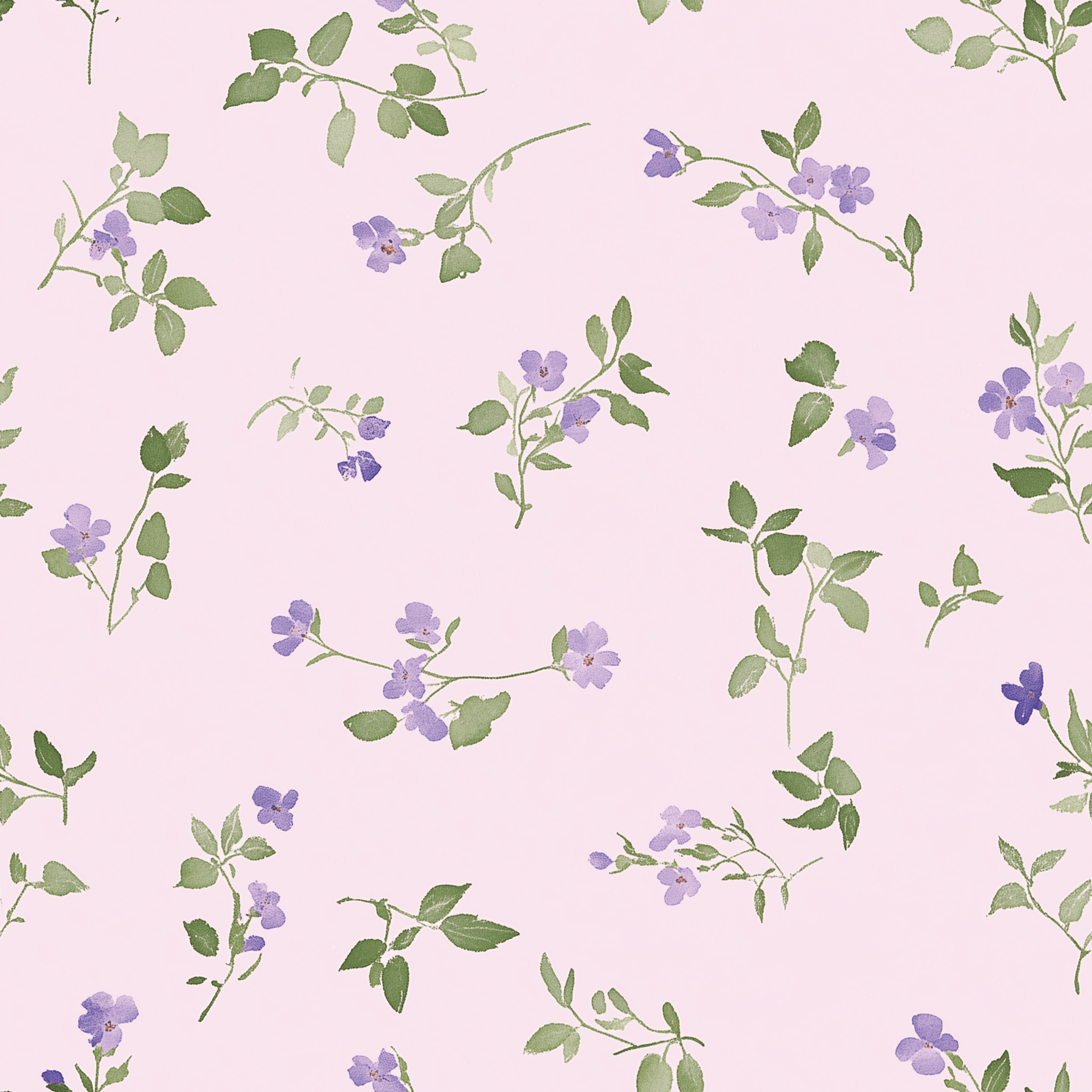Blush Pansy Wallpaper - Lemon Park