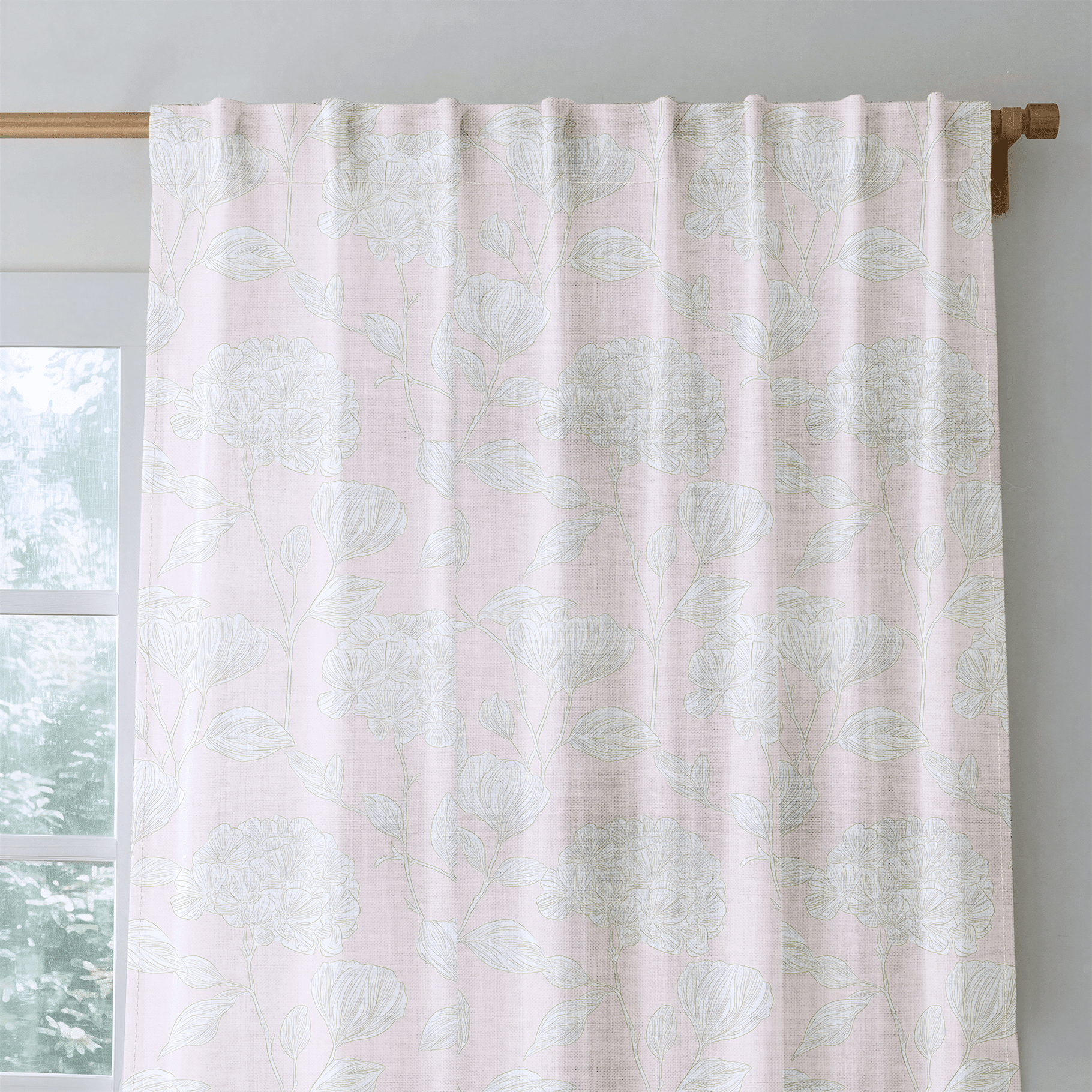 Blush Pink - Drapery - Benton Lane Home - Lemon Park
