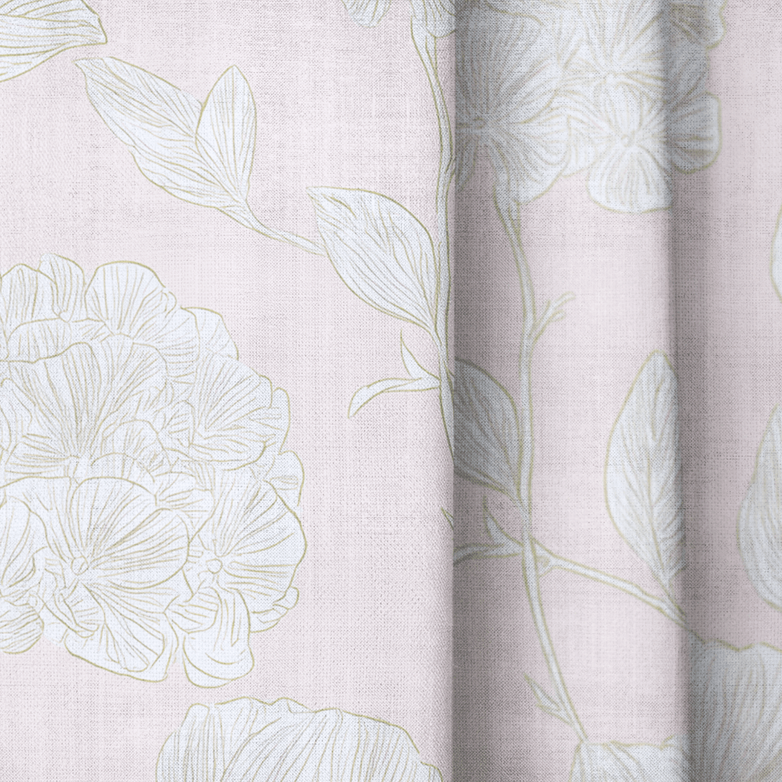 Blush Pink - Drapery - Benton Lane Home - Lemon Park