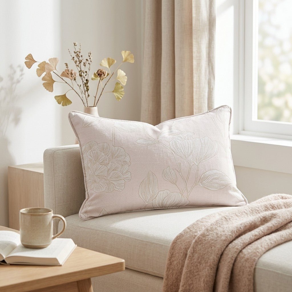 Blush Pink Throw Pillow - Benton Lane Home - Lemon Park