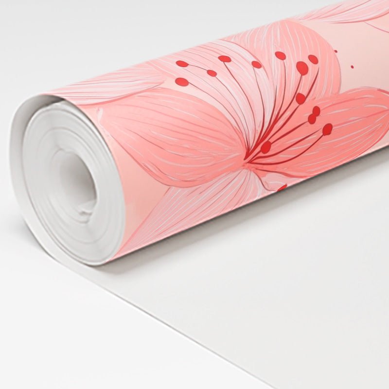 Blush Solstice Wallpaper - Benton Lane Home - Painted Paper