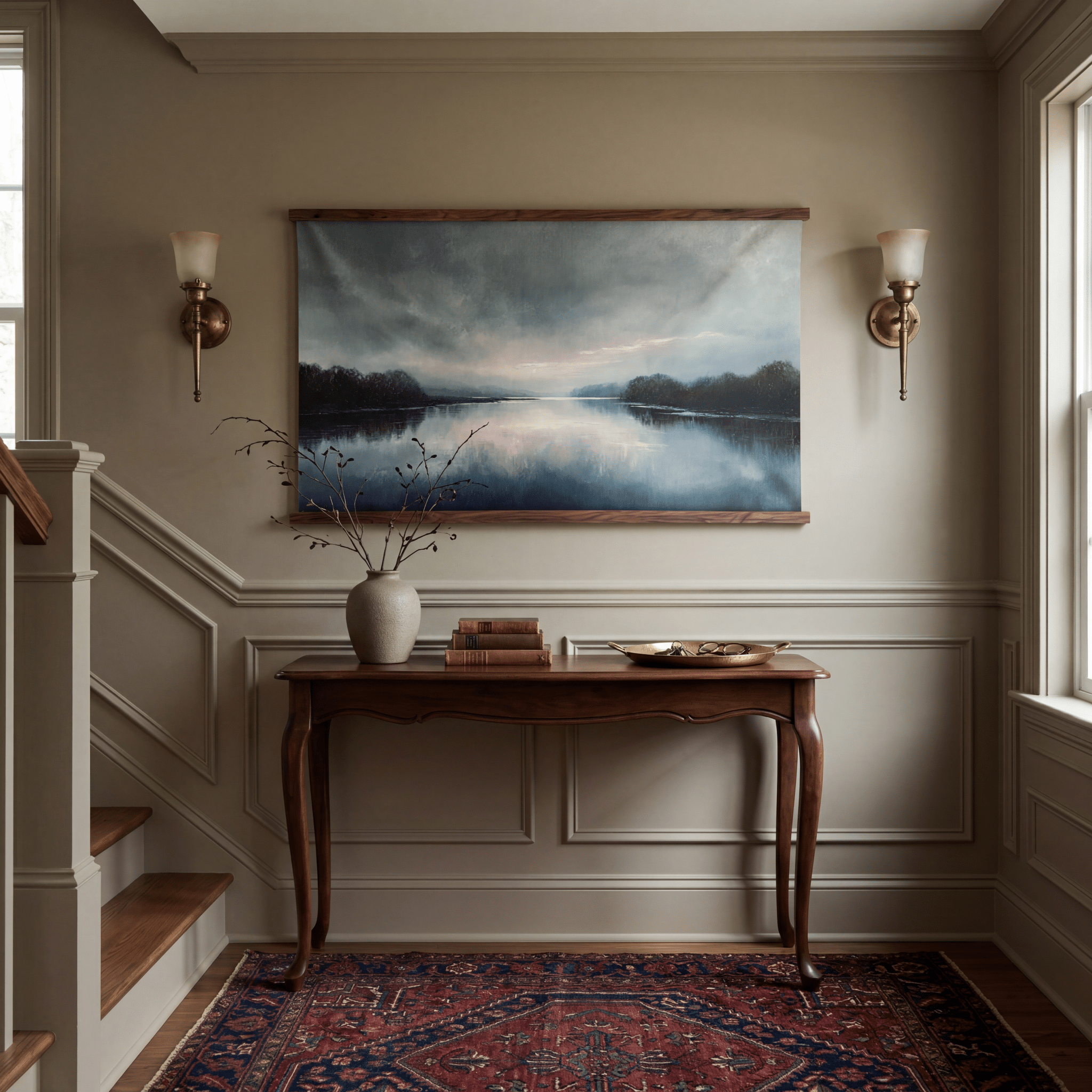 Blush Stillwater - Tapestry - Benton Lane Home - Painted Paper