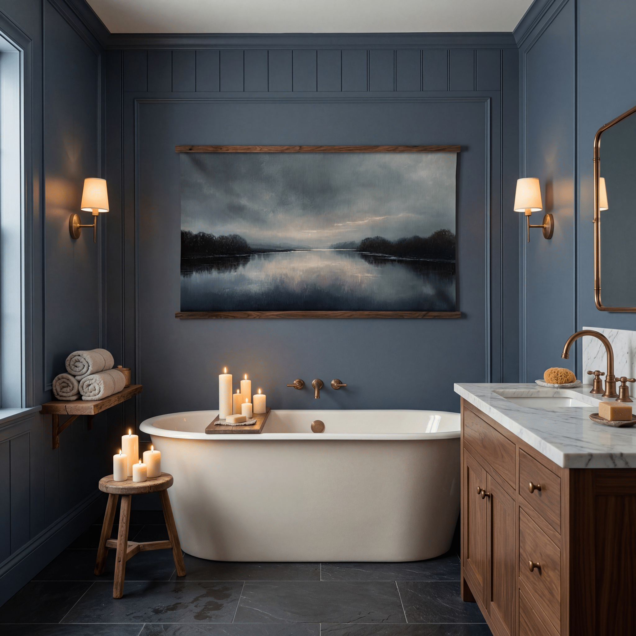 Blush Stillwater - Tapestry - Benton Lane Home - Painted Paper