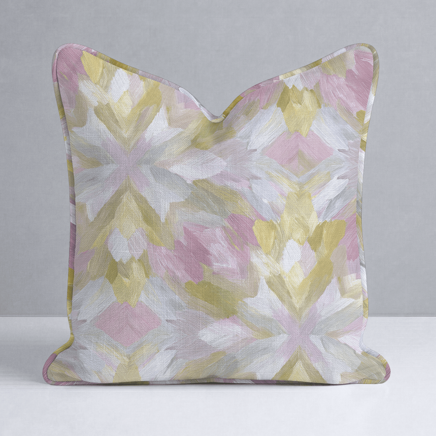 Blushed Mosaic Throw Pillow - Benton Lane Home - Lemon Park