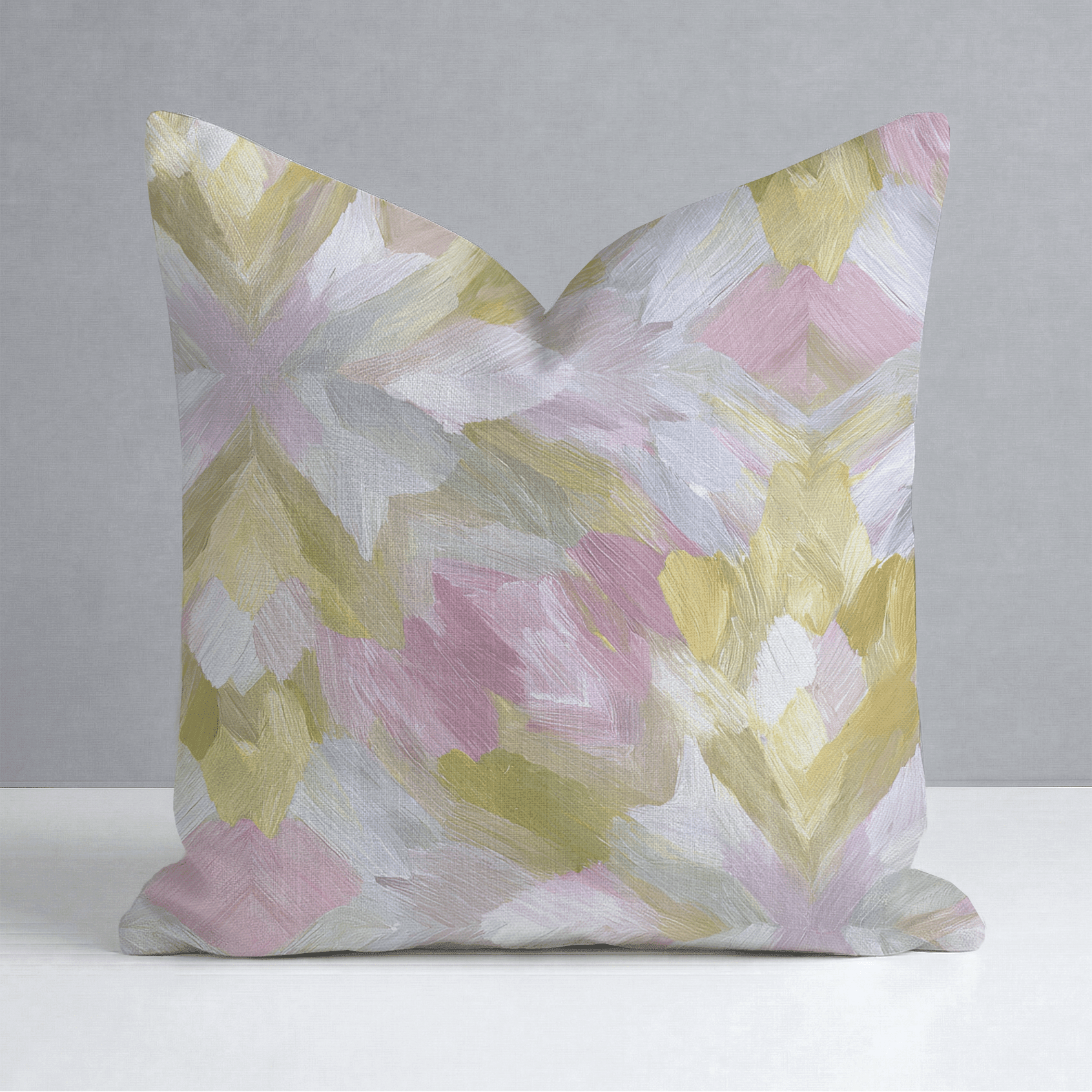 Blushed Mosaic Throw Pillow - Benton Lane Home - Lemon Park