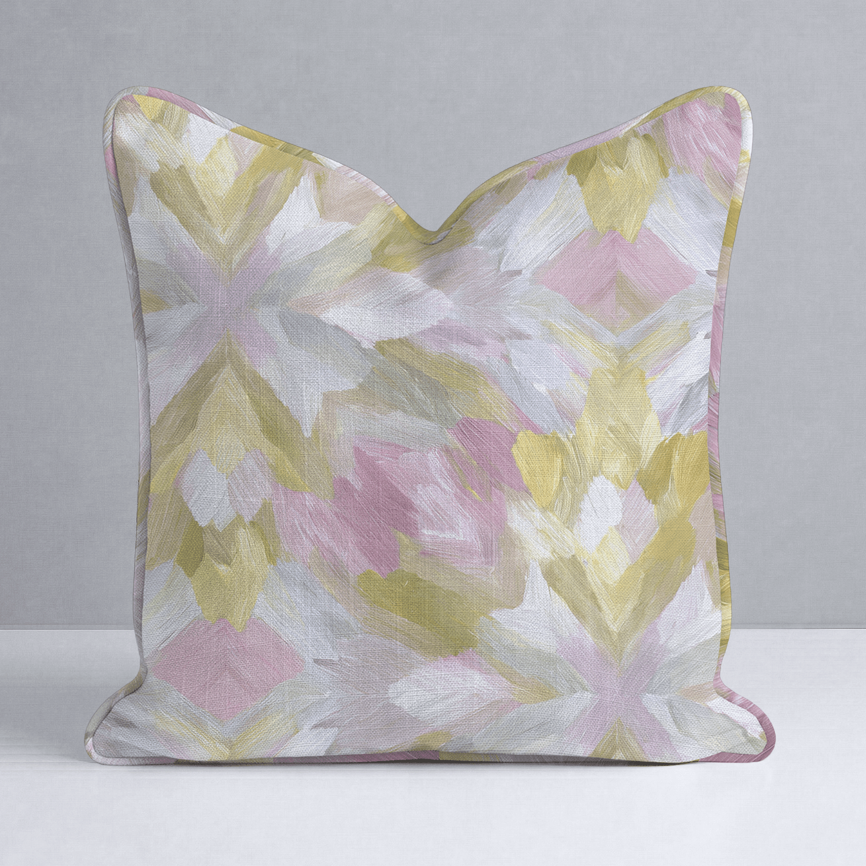 Blushed Mosaic Throw Pillow - Benton Lane Home - Lemon Park