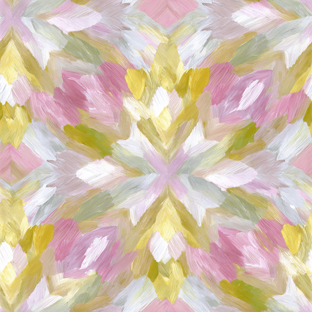 Blushed Mosaic Wallpaper - Lemon Park