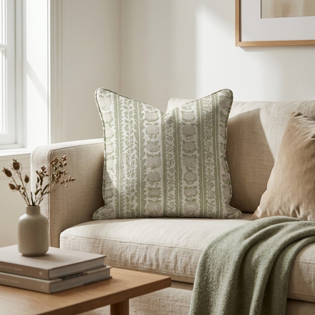 Blushfield Throw Pillow - Benton Lane Home - Lemon Park