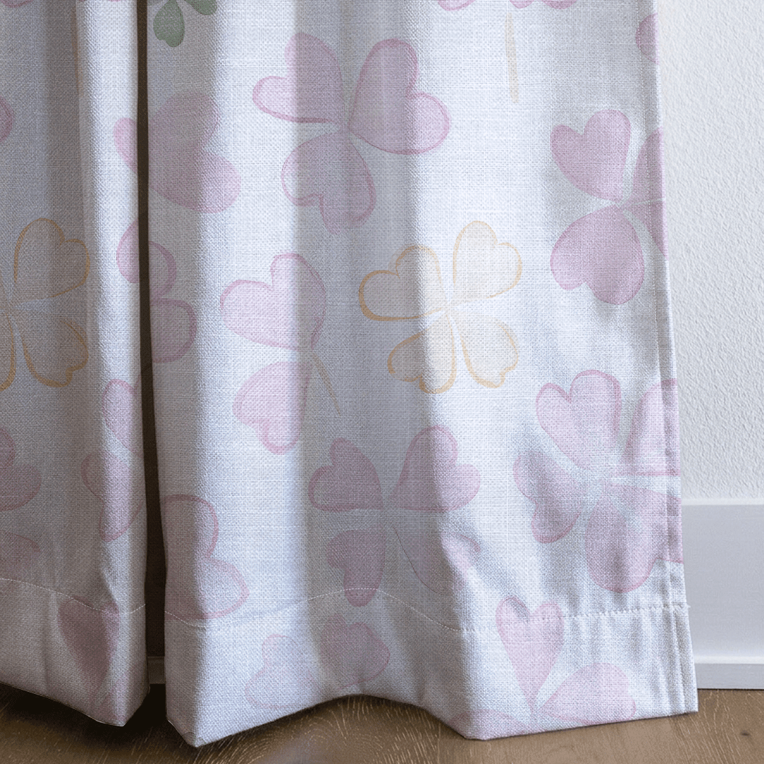 Blushing Shamrocks - Drapery - Benton Lane Home - Lemon Park