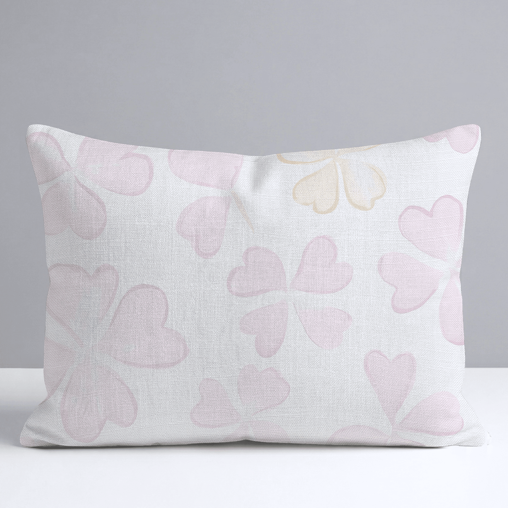 Blushing Shamrocks Throw Pillow - Benton Lane Home - Lemon Park