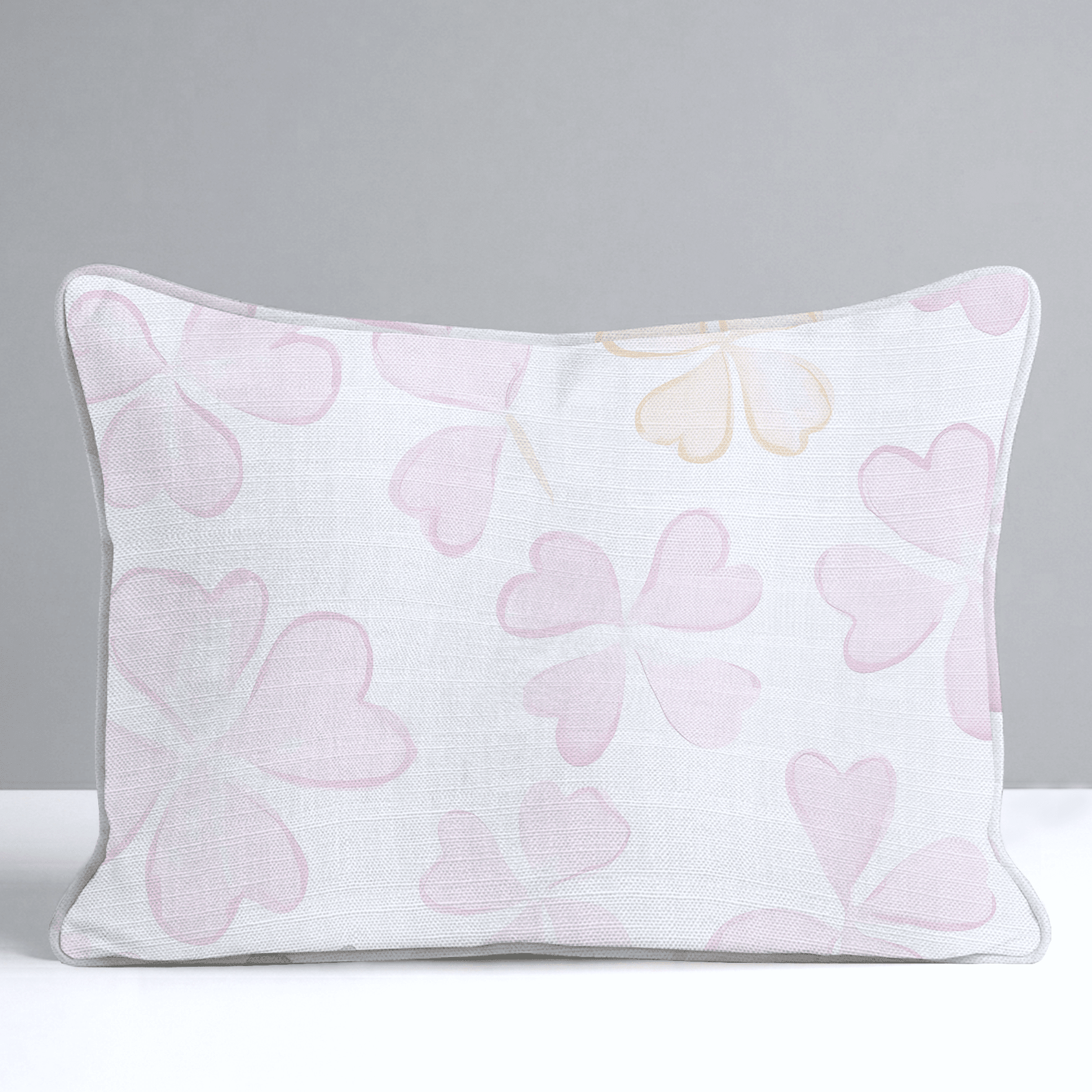 Blushing Shamrocks Throw Pillow - Benton Lane Home - Lemon Park