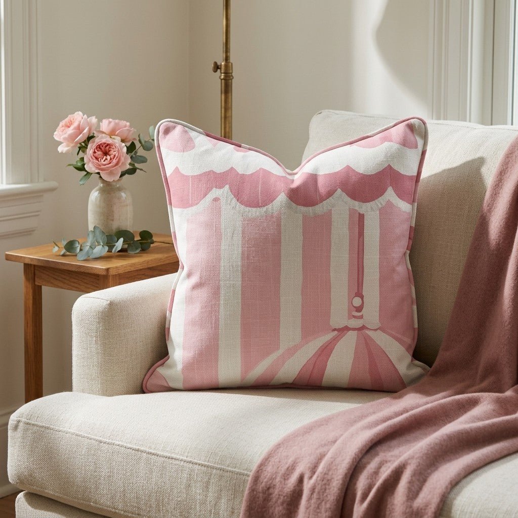 Boardwalk Bliss Throw Pillow - Benton Lane Home - Lemon Park