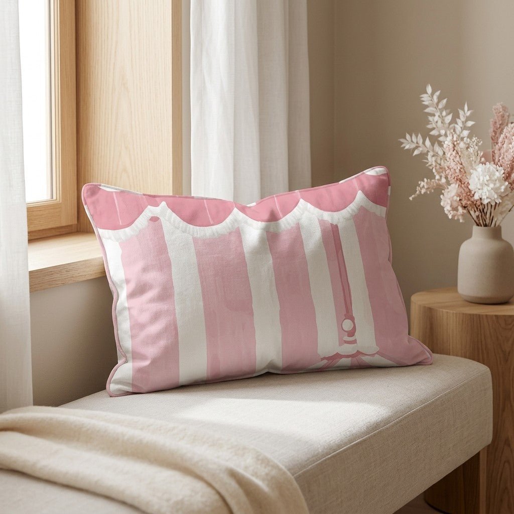 Boardwalk Bliss Throw Pillow - Benton Lane Home - Lemon Park