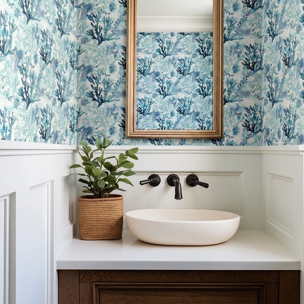 Bodin Faux Grasscloth Wallpaper - Painted Paper