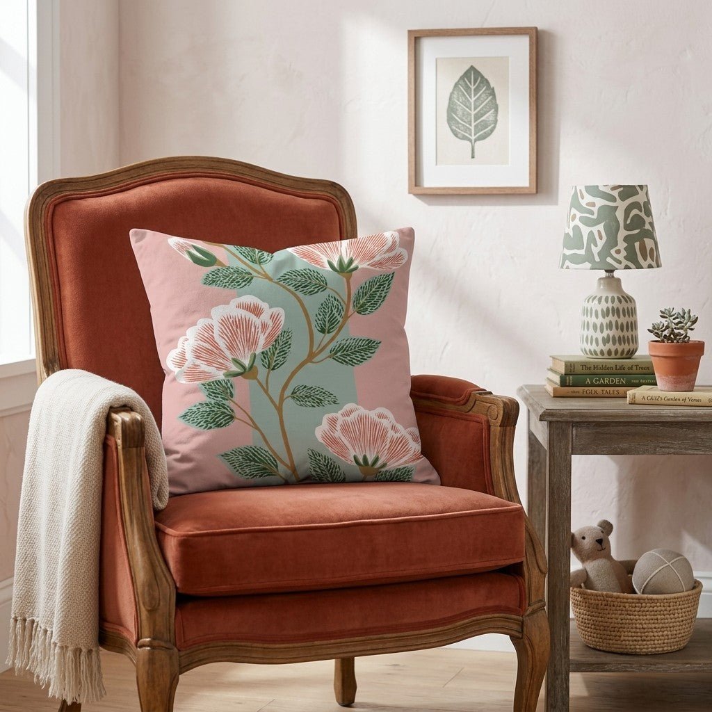 Botanical Beauty Throw Pillow - Benton Lane Home - Hillcroft Home