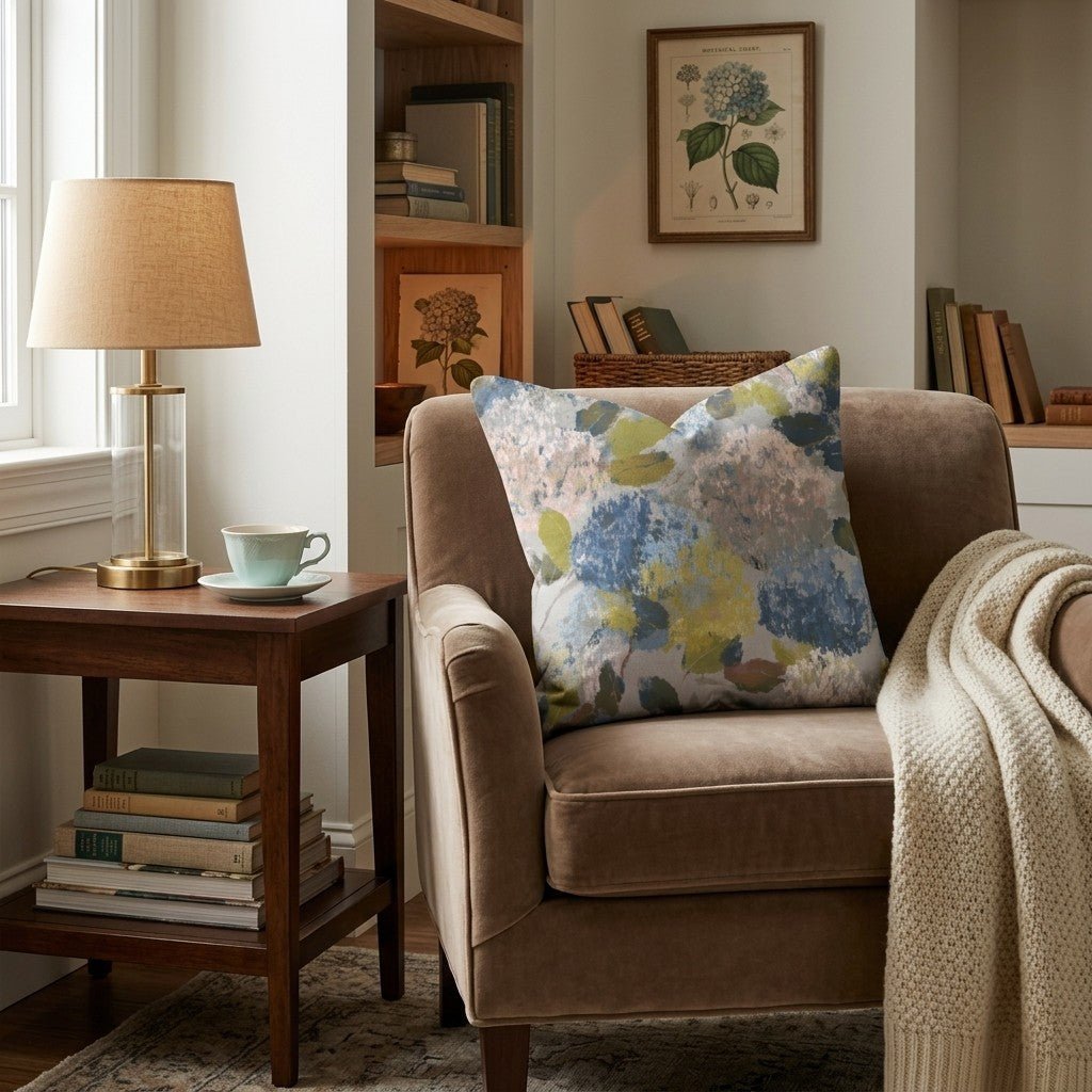 Botanical Bess Throw Pillow - Benton Lane Home - Hillcroft Home