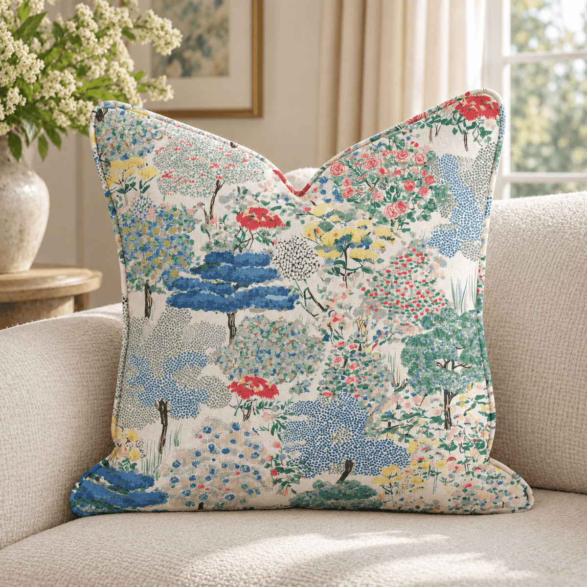 Botanical Bloom Throw Pillow - Benton Lane Home - Hillcroft Home
