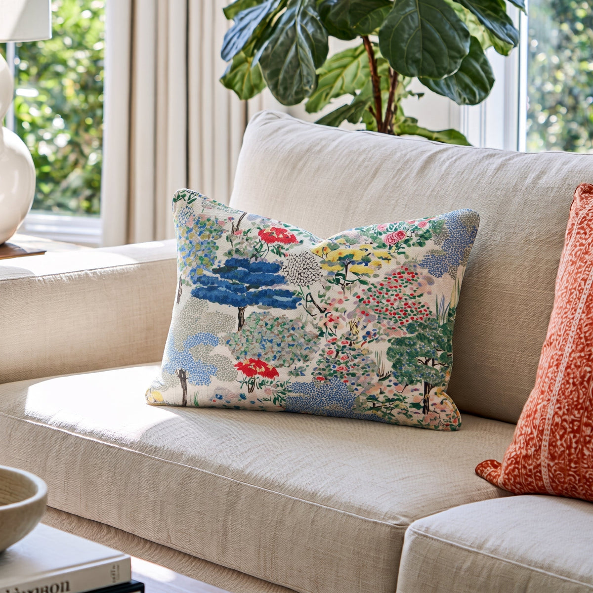 Botanical Bloom Throw Pillow - Benton Lane Home - Hillcroft Home
