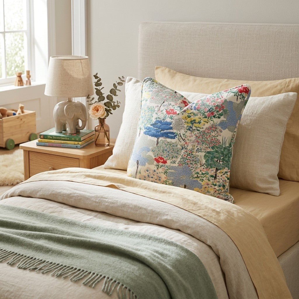 Botanical Bloom Throw Pillow - Benton Lane Home - Hillcroft Home