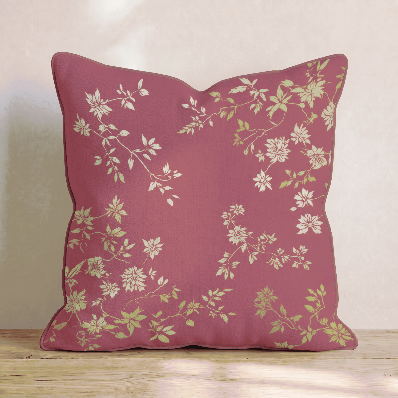 Botanical Elegance Throw Pillow - Benton Lane Home - Hillcroft Home