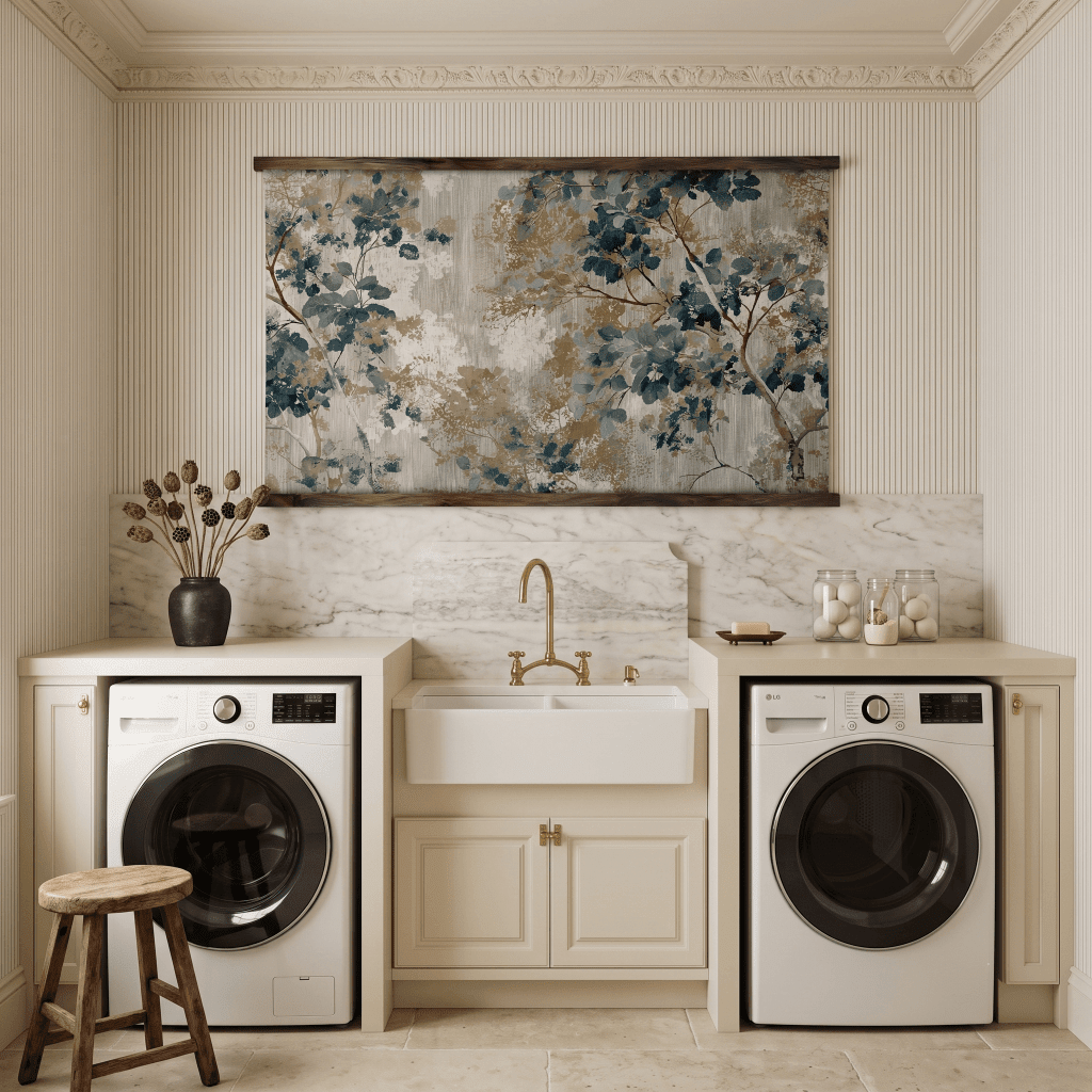 Botanical Splotches - Tapestry - Benton Lane Home - Painted Paper