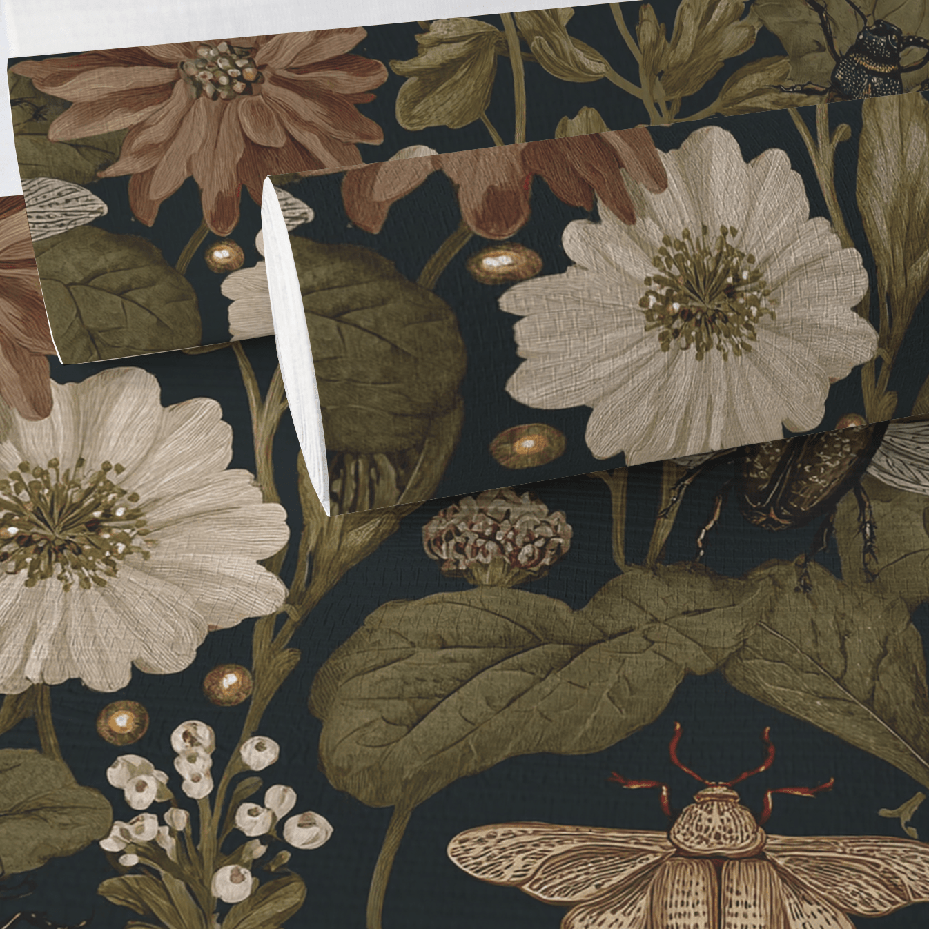 Botanist’s Garden Faux Grasscloth Wallpaper - Benton Lane Home - Painted Paper