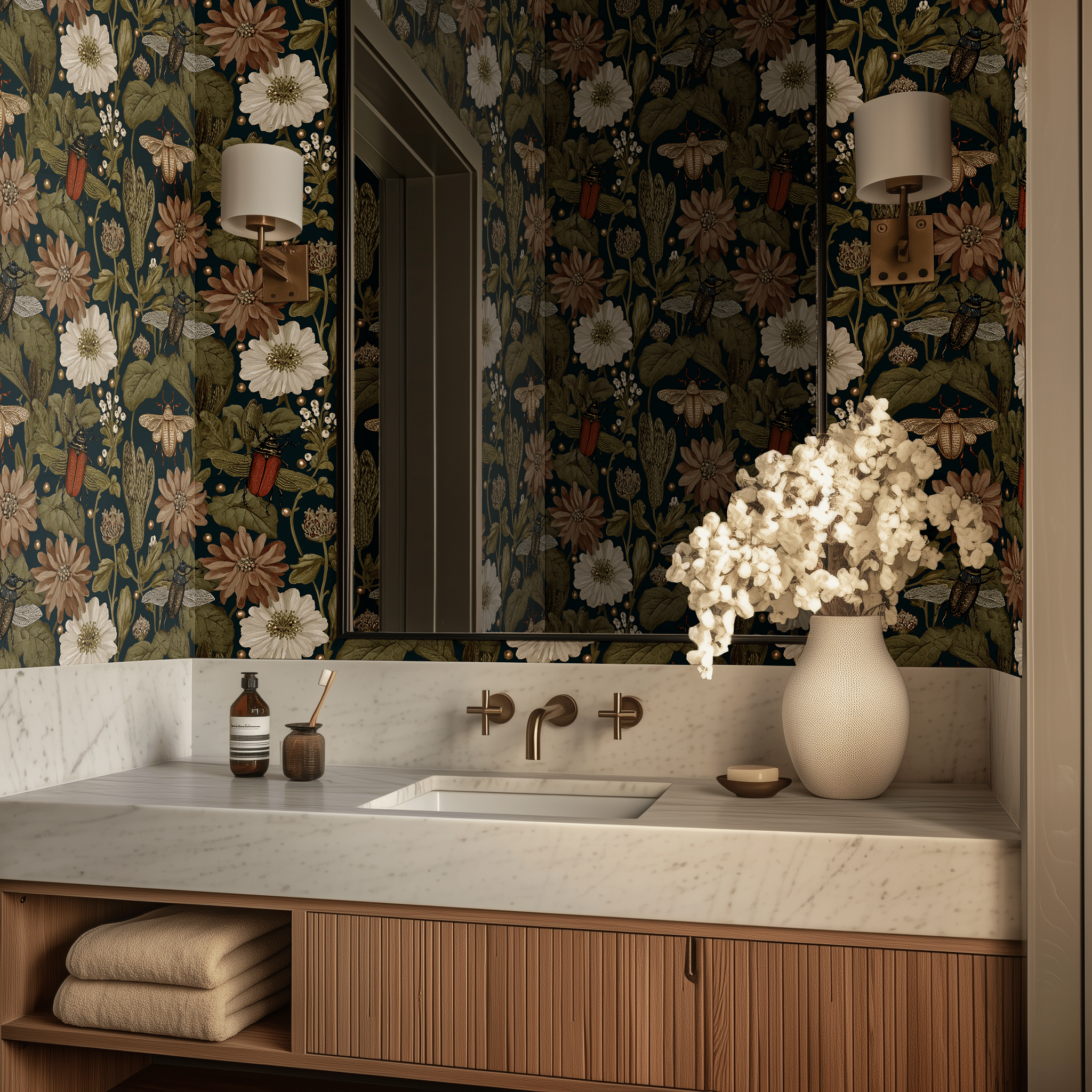 Botanist’s Garden Wallpaper - Benton Lane Home - Painted Paper