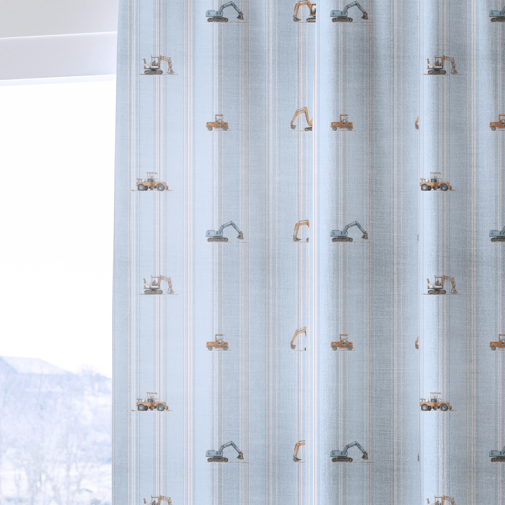 Boy Builder - Drapery - Benton Lane Home - Lemon Park